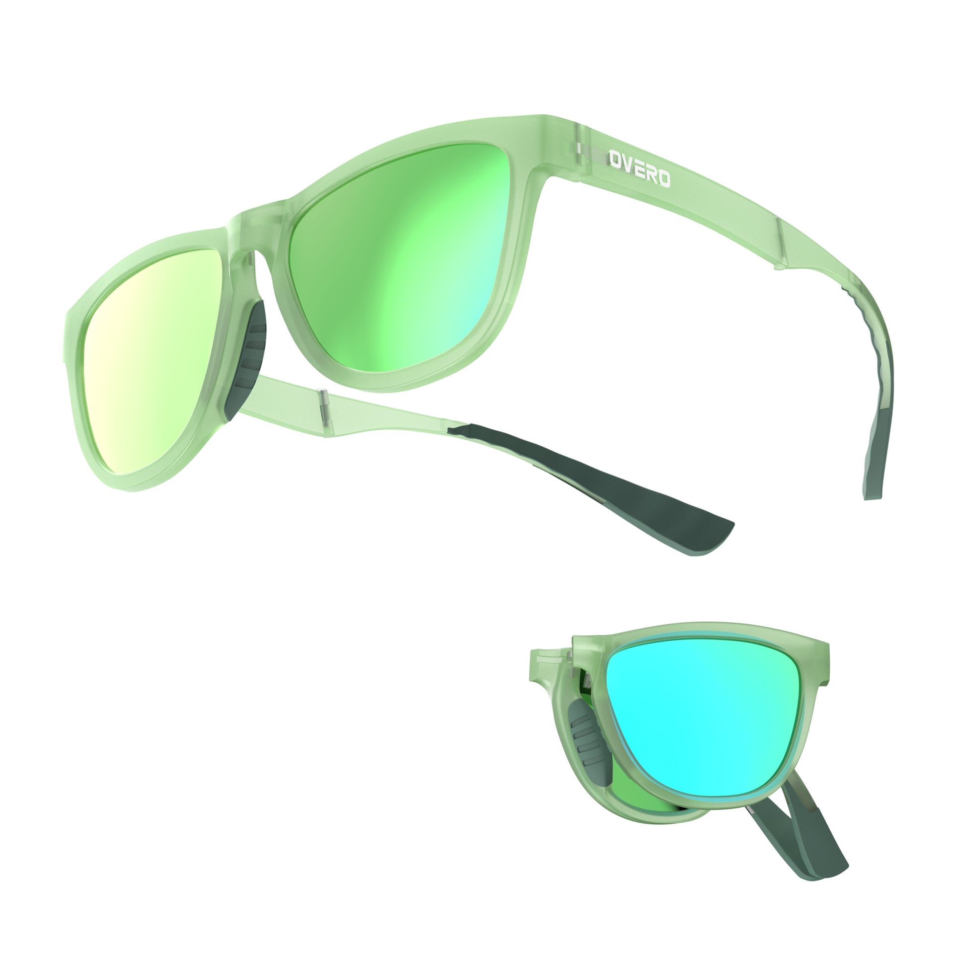 Aurora Mint - Overo FoldGo Glasses