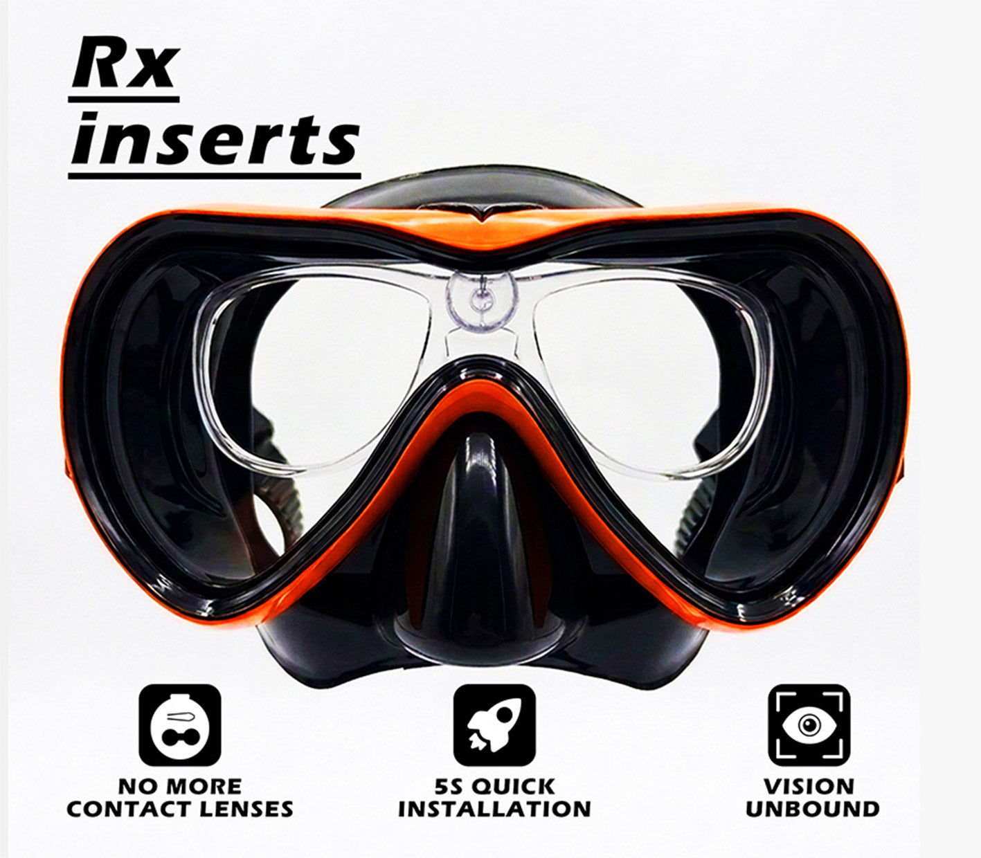 Rx Diving Mask Inserts