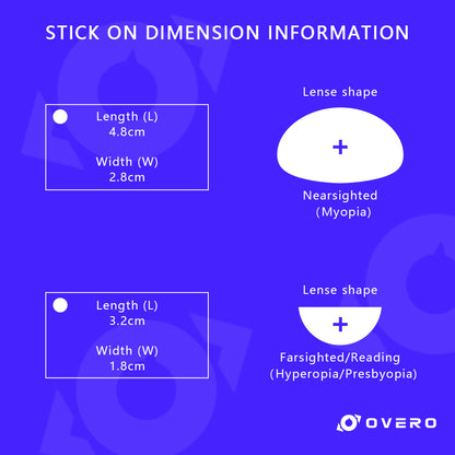 Stick On Lenses (2-pack)
