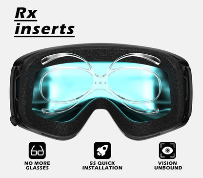 Non-Adjustable Rx Goggle Inserts