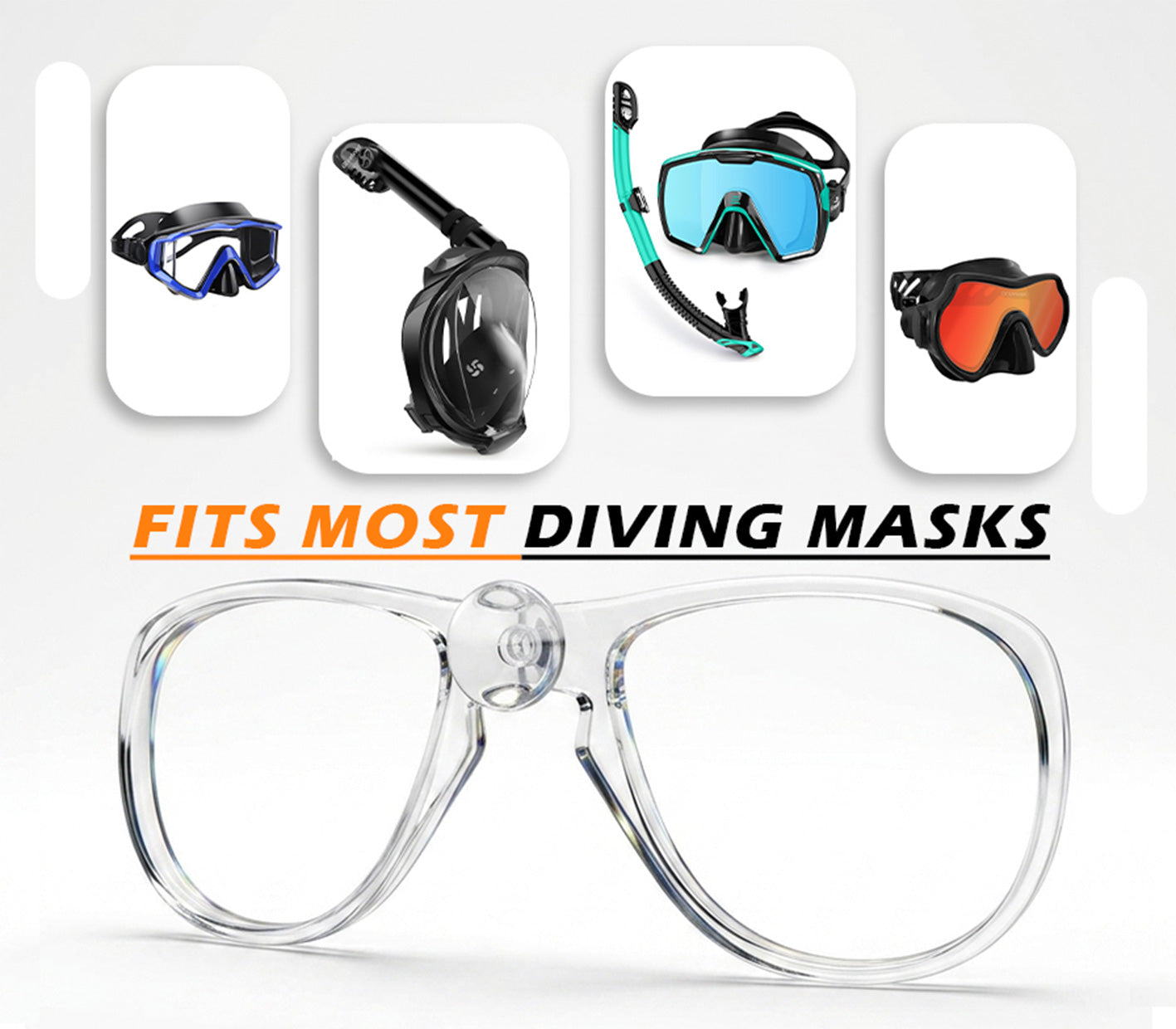 Rx Diving Mask Inserts