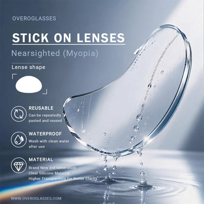 Stick On Corrective Lenses (2-pack)